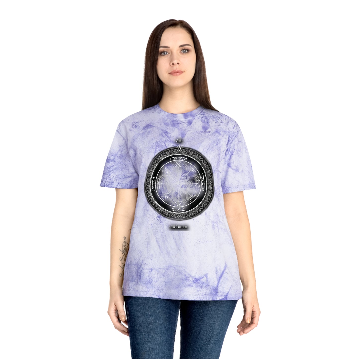 1st Pentacle of Jupiter Unisex Color Blast T-Shirt - Prosperity, Wealth and Success in Livelihood