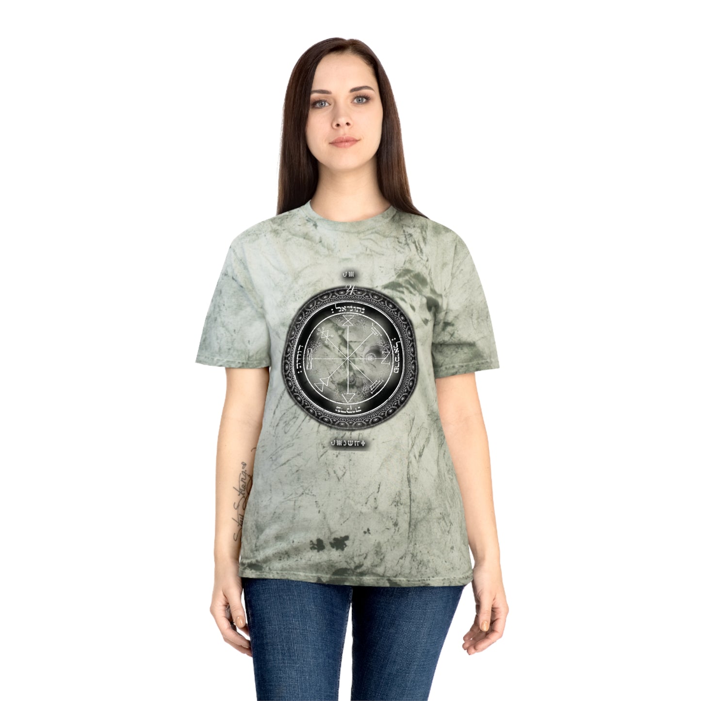 1st Pentacle of Jupiter Unisex Color Blast T-Shirt - Prosperity, Wealth and Success in Livelihood