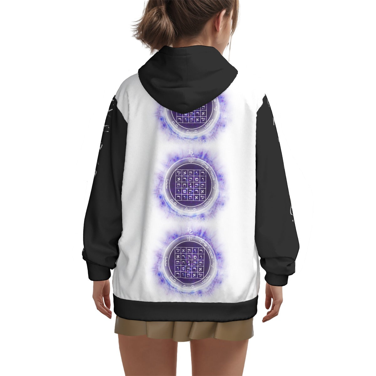 2nd Pentacle of Saturn All-Over Print Unisex Pullover Hoodie -  Power of Persuasion