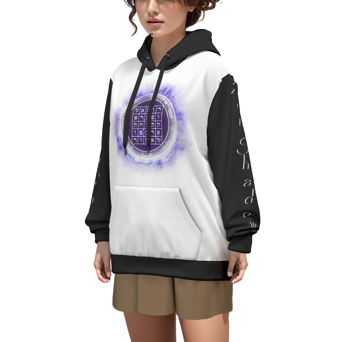 2nd Pentacle of Saturn All-Over Print Unisex Pullover Hoodie -  Power of Persuasion