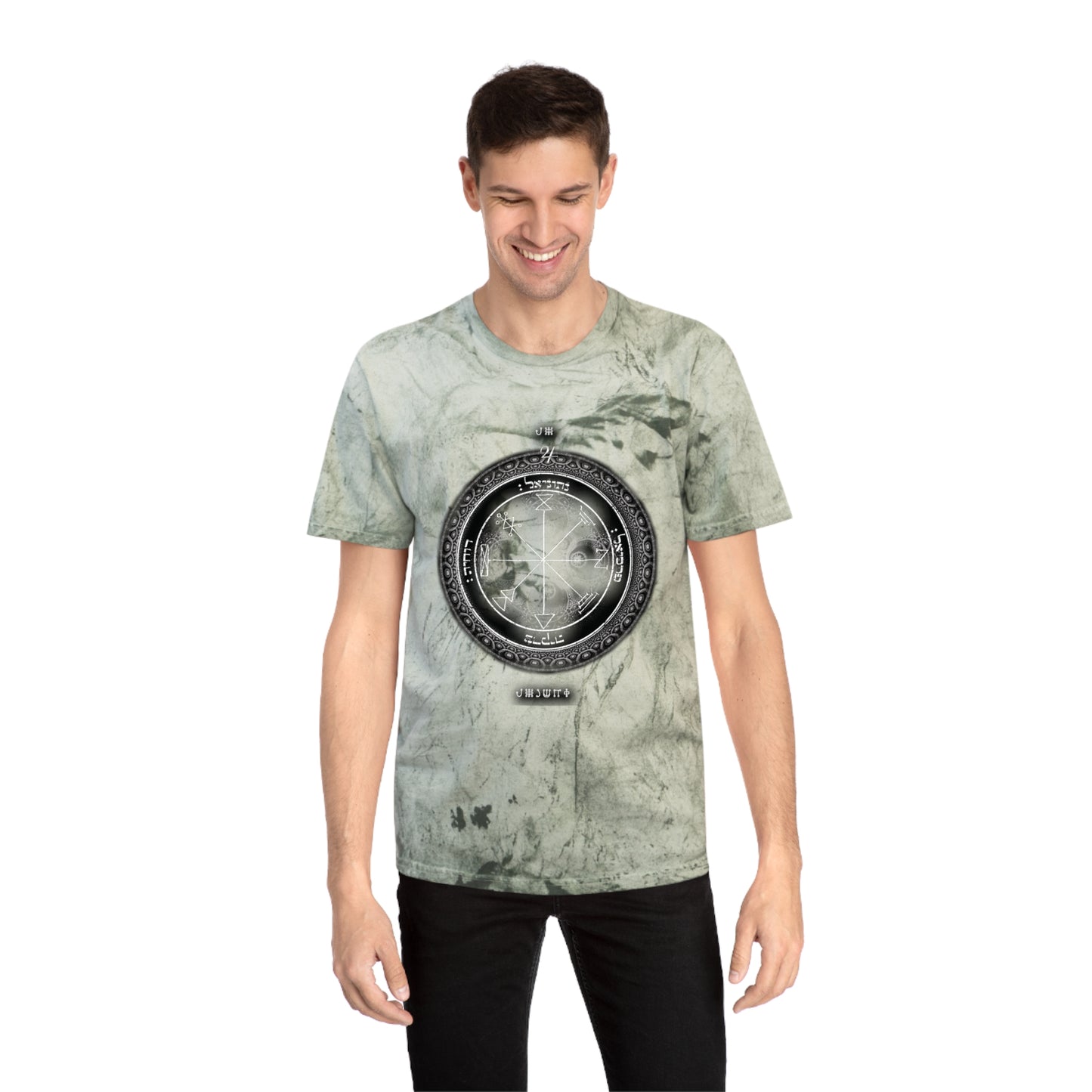 1st Pentacle of Jupiter Unisex Color Blast T-Shirt - Prosperity, Wealth and Success in Livelihood