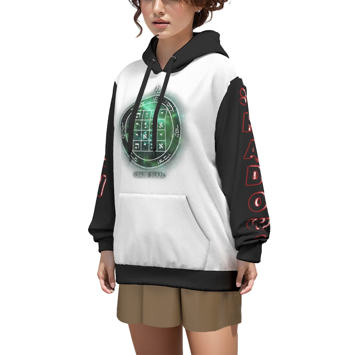 1st Pentacle of Saturn Unisex All-Over Pullover Hoodie - Causes Others to do As You Request