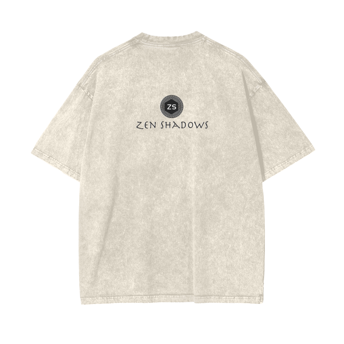 1st Pentacle of Saturn Acid Wash Oversize T-Shirt - Causes Others to do As You Request