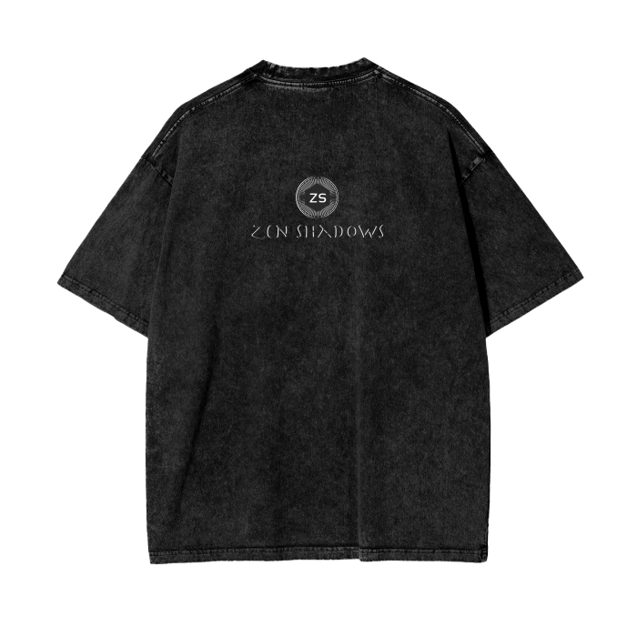 1st Pentacle of Saturn Acid Wash Oversize T-Shirt - Causes Others to do As You Request