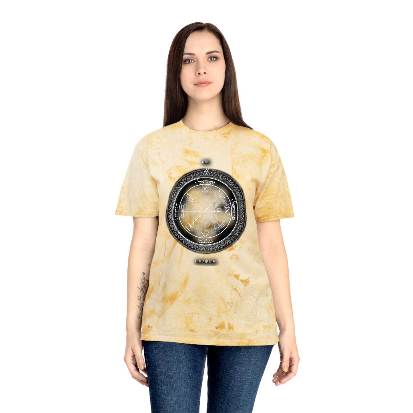 1st Pentacle of Jupiter Unisex Color Blast T-Shirt - Prosperity, Wealth and Success in Livelihood