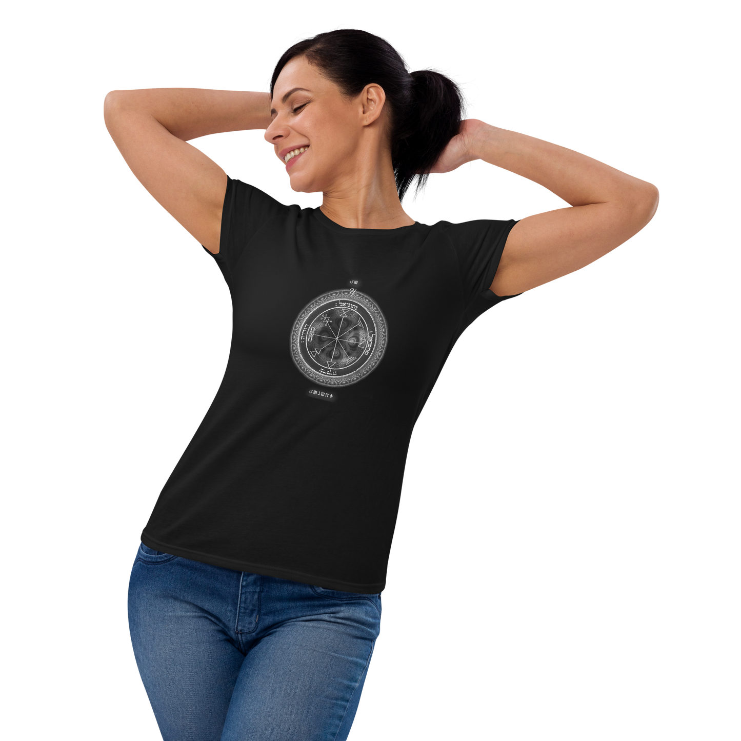 1st Pentacle of Jupiter Women's short sleeve T-shirt - Prosperity, Wealth and success in livelihood