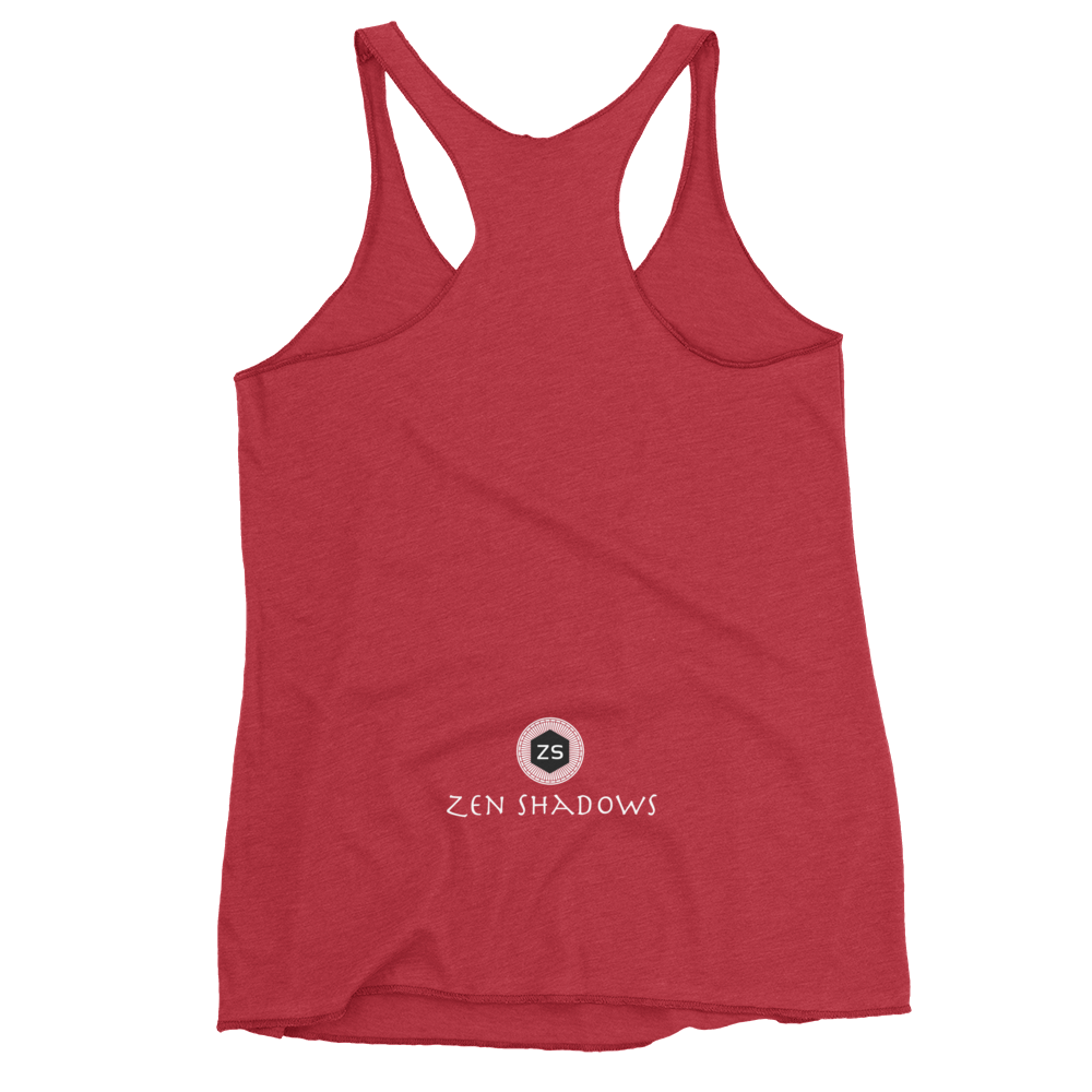 4th Pentacle of Saturn Women's Racerback Tank - Power of Influence & Bring Good news